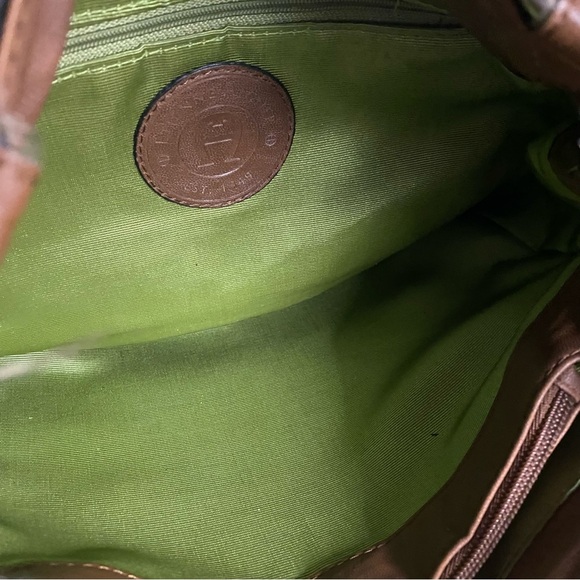 VINTAGE ETIENNE AIGNER CASSIDY CANVAS COLLECTION STYLE COLOR “MULT FABRIC FAMUL” - Picture 8 of 11